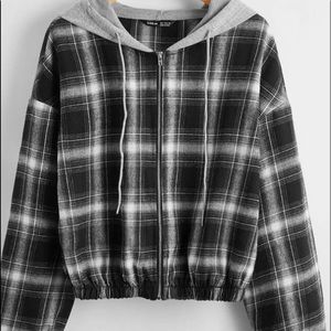 hooded flannel (cropped)